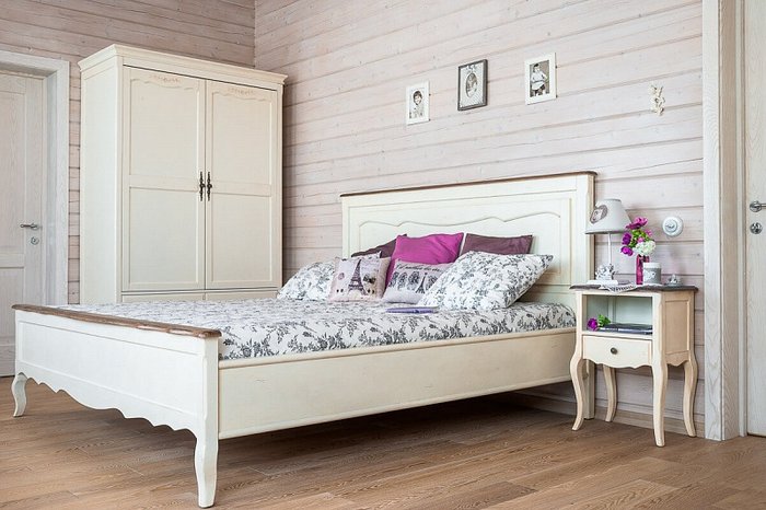 Кровать двуспальная Blanc bonbon 180х200 см - купить Кровати для спальни по цене 82500.0