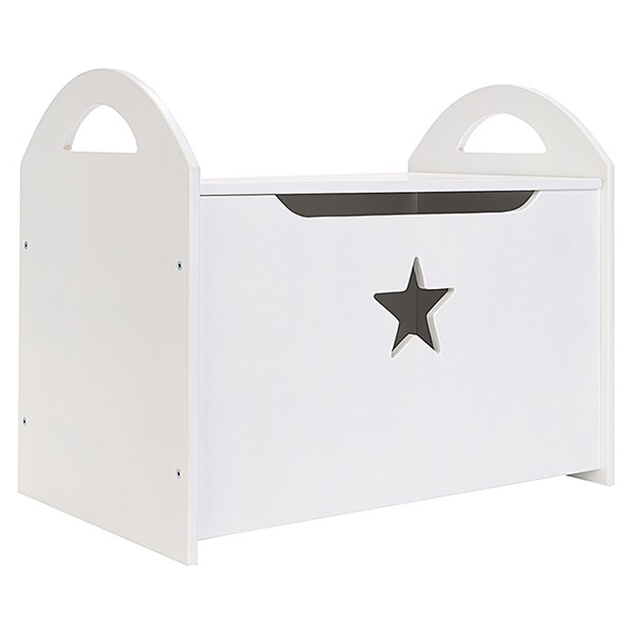 Детский сундук для игрушек белый со звездочкой - купить Декоративные коробки по цене 4490.0