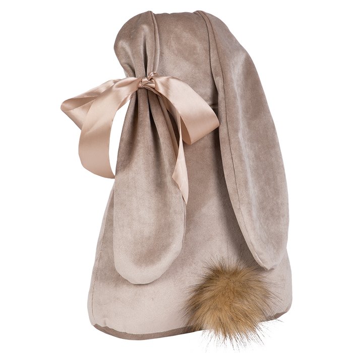 Подушка декоративная Кролик Мия бежевого цвета - купить Декоративные подушки по цене 2150.0