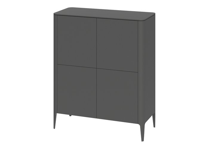 Шкаф Type 4 темно-серого цвета - купить Шкафы распашные по цене 67900.0