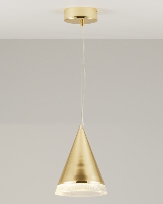 Подвесной светильник Libre золотого цвета - лучшие Подвесные светильники в INMYROOM