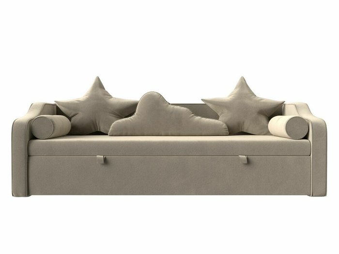 Детский диван-кровать Рико бежевого цвета  - купить Прямые диваны по цене 36999.0