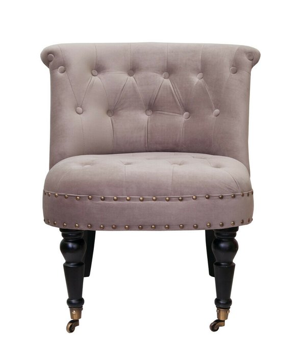 Низкое кресло Aviana taupe velvet светло-коричневого цвета Низкое кресло Aviana taupe velvet светло-коричневого цвета