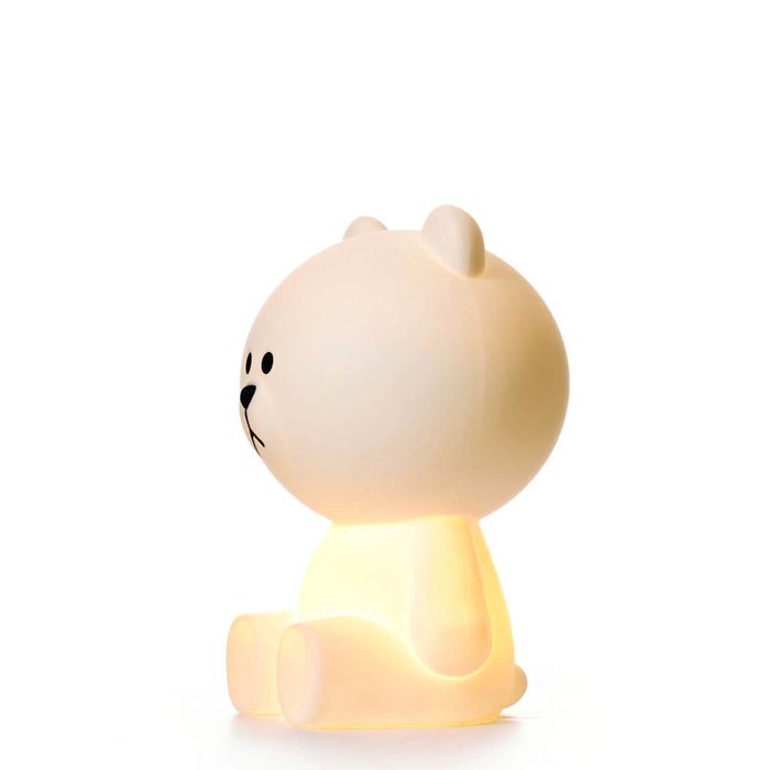 Детская настольная лампа Белый Мишка из силикона - купить Ночники по цене 7000.0