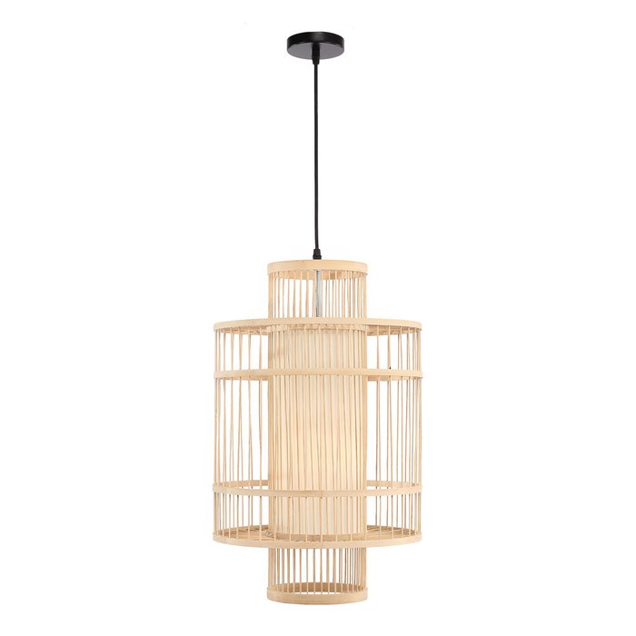 Светильник подвесной ST-Luce Древесный/Белый E27 1*40W ALMA Светильник подвесной ST-Luce Древесный/Белый E27 1*40W ALMA