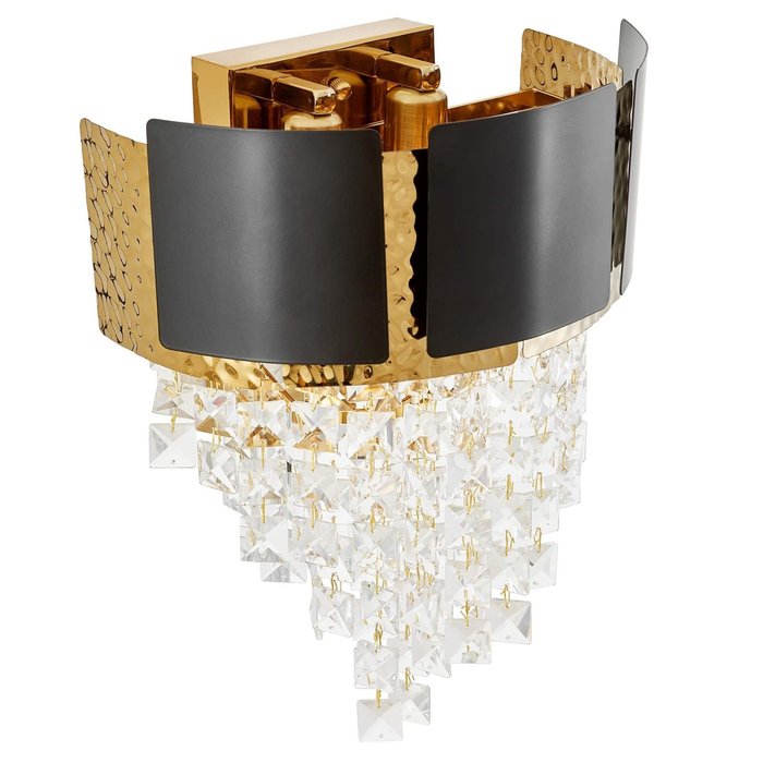 Бра Lumina Deco LDW 7045-2 BK+MD - купить Бра и настенные светильники по цене 3822.0