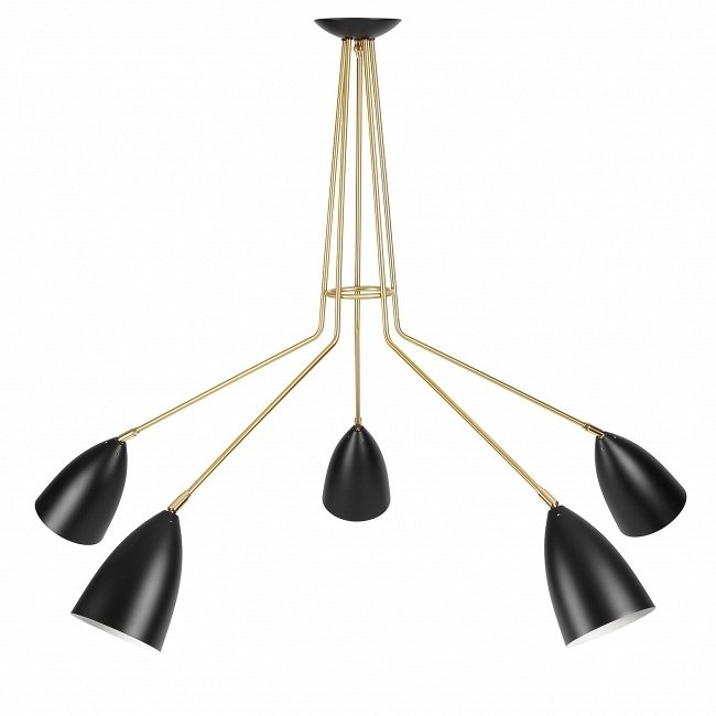 Потолочный светильник с плафонами из алюминия - лучшие Подвесные люстры в INMYROOM