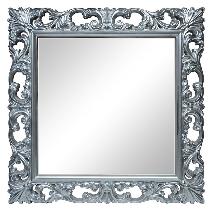Настенное зеркало Стейн Серебро металлик (S)