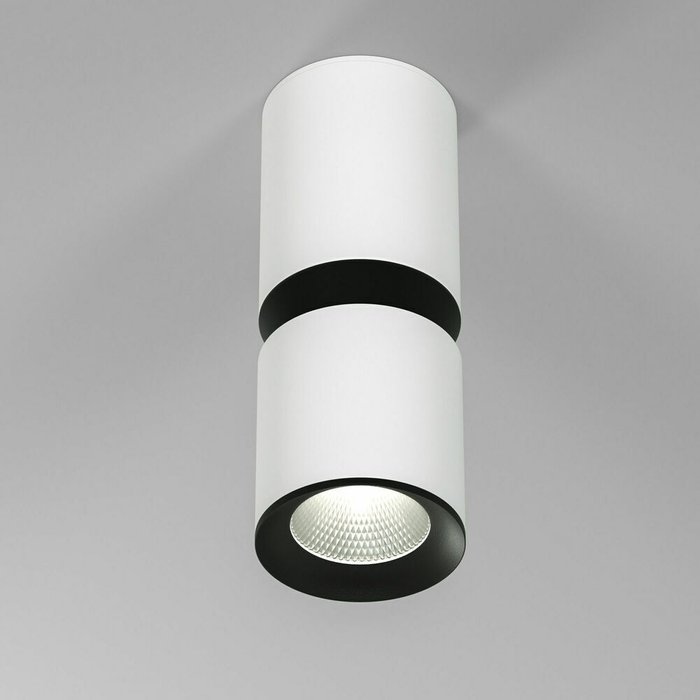 Светильник потолочный светодиодный 12W 4000К белый/чёрный 25048/LED Kayo