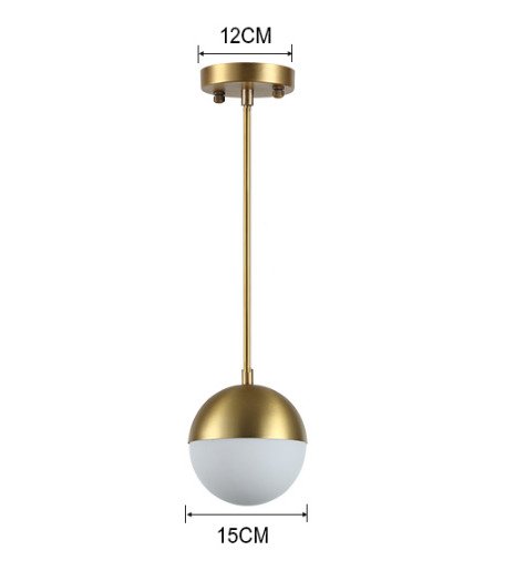 Подвесной светильник Madestro из металла и стекла  - купить Подвесные светильники по цене 33930.0