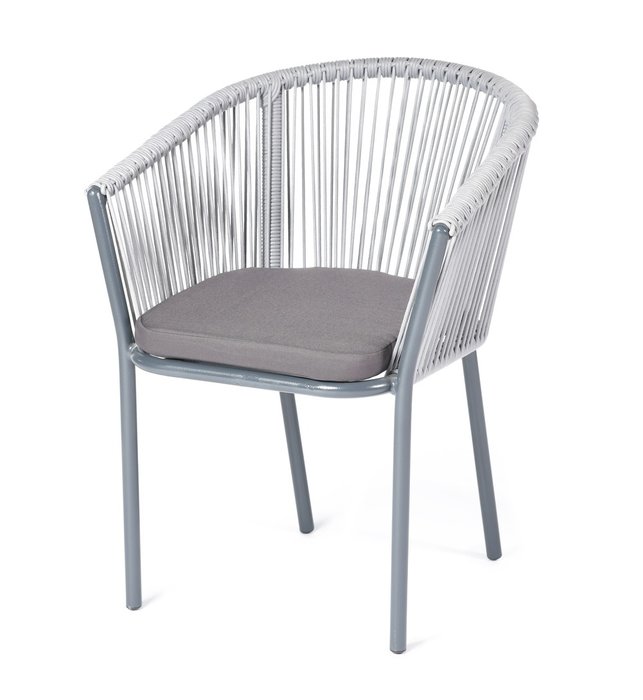 Стул Марсель светло-серого цвета - купить Садовые стулья по цене 17900.0