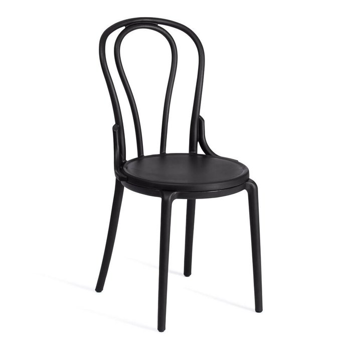 Набор из четырех стульев Thonet черного цвета - купить Обеденные стулья по цене 12960.0