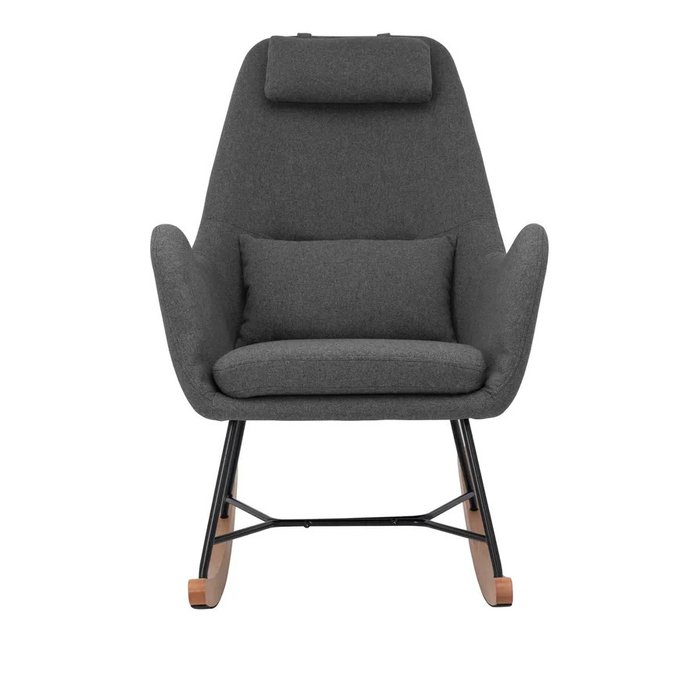 Кресло-качалка Duglas серого цвета - купить Интерьерные кресла по цене 15879.0