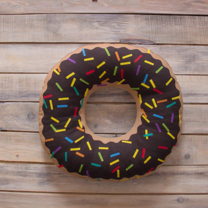 Подушка Choco Donut из 100% хлопка