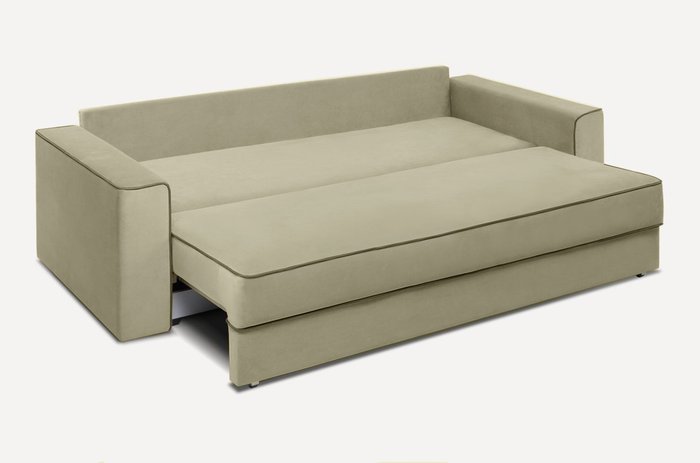 Диван-кровать Санремо бежевого цвета - купить Прямые диваны по цене 46720.0