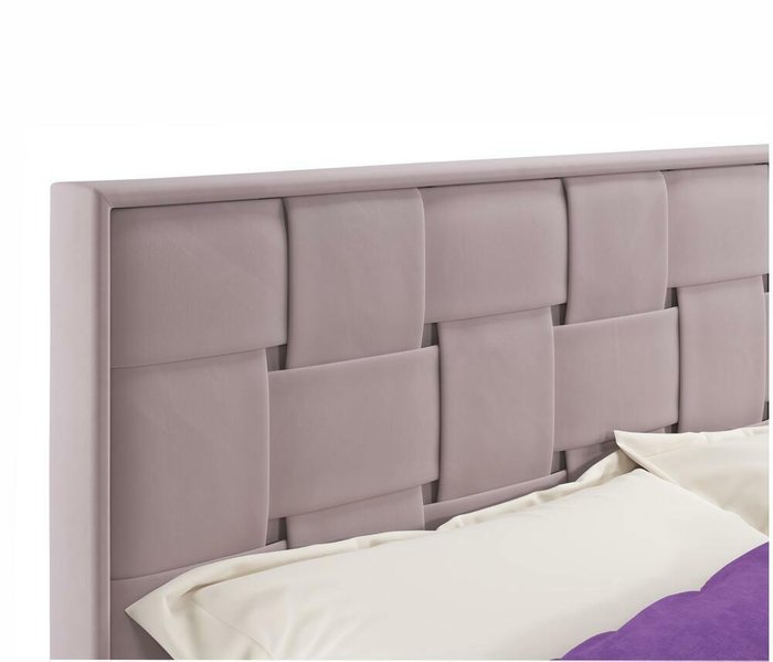 Кровать с подъемным механизмом Tiffany 160х200 лилового цвета - лучшие Кровати для спальни в INMYROOM