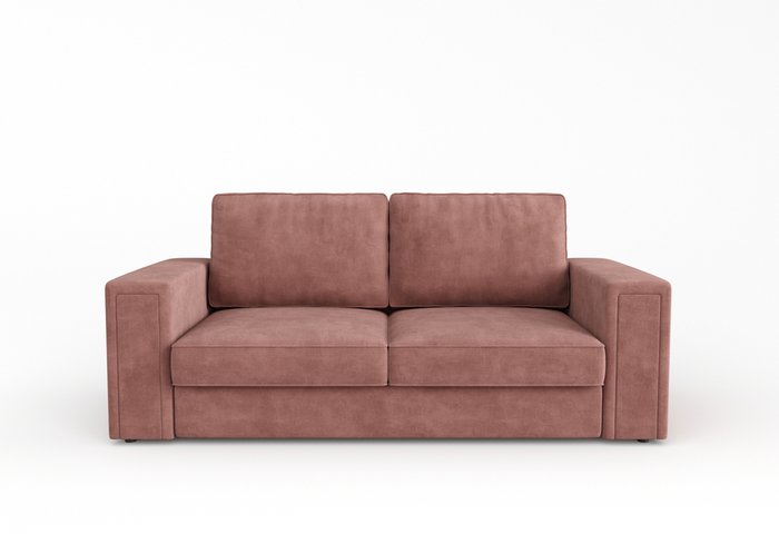 Диван-кровать Вивьен розового цвета - купить Прямые диваны по цене 97889.0