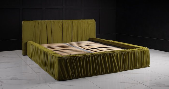 Кровать Storm 180х200 светло-зеленого цвета - лучшие Кровати для спальни в INMYROOM