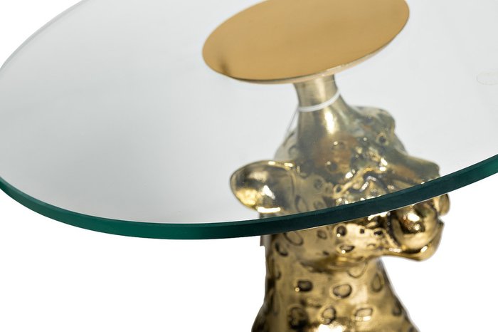 Кофейный столик Ягуар со стеклянной столешницей  - лучшие Кофейные столики в INMYROOM