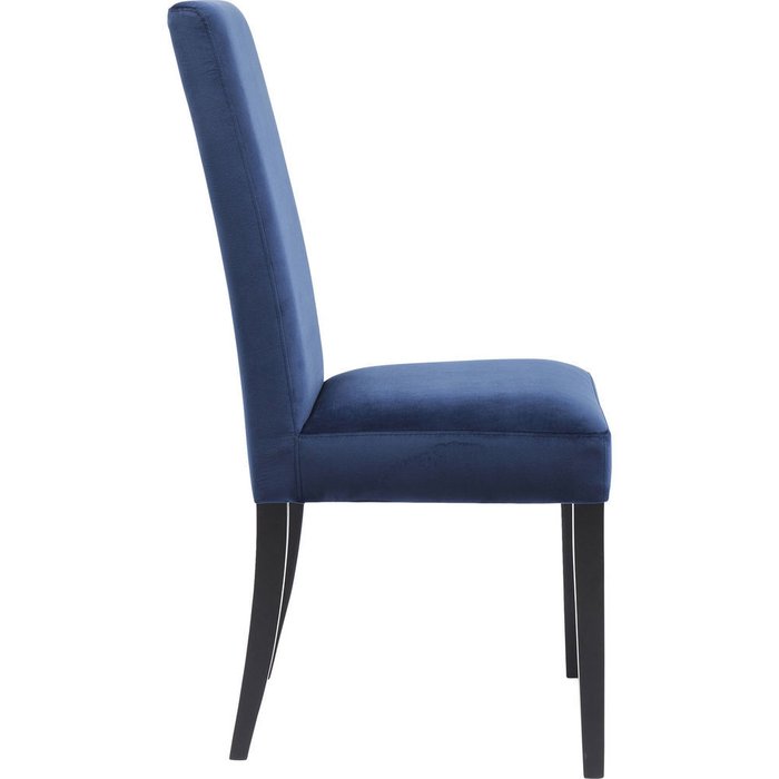 Стул мягкий Econo Slim темно-синего цвета - лучшие Обеденные стулья в INMYROOM