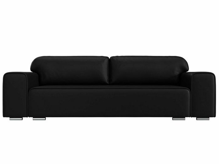 Диван-кровать Лига 029 черного цвета (экокожа) - купить Прямые диваны по цене 49999.0