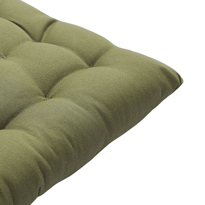 Подушка на стул Essential 40х40 оливкового цвета - лучшие Декоративные подушки в INMYROOM