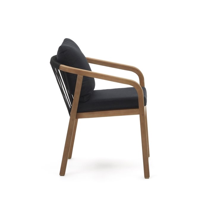 Стул Malaret черно-коричневого цвета - купить Садовые стулья по цене 54990.0