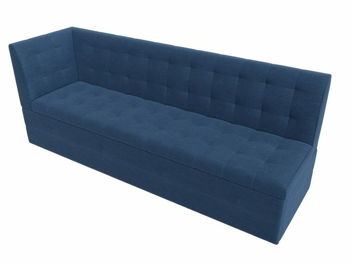 Угловой диван-кровать Бриз синего цвета с углом слева - лучшие Угловые диваны в INMYROOM