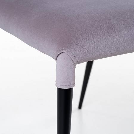 Стул Albert с обивкой серый бархат - лучшие Обеденные стулья в INMYROOM