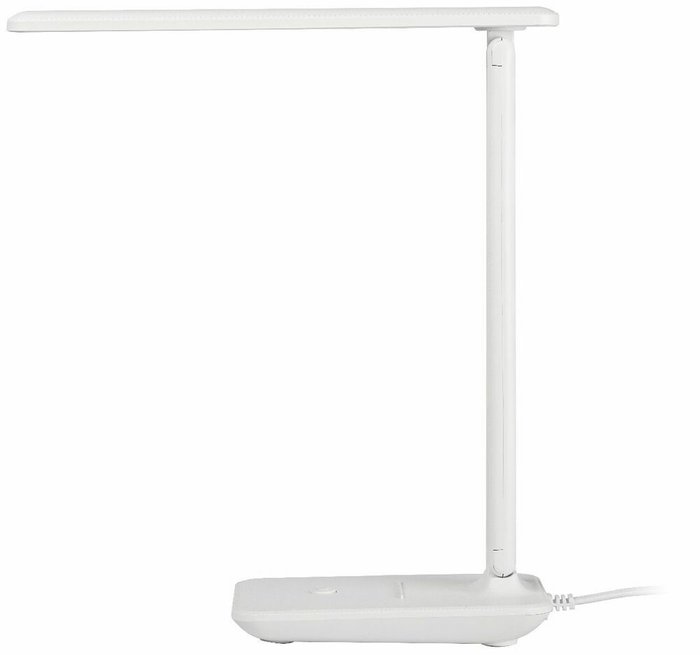 Настольная лампа NLED-508 Б0059151 (пластик, цвет белый) - купить Рабочие лампы по цене 955.0