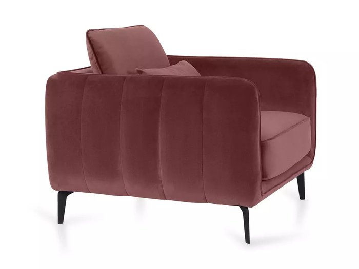 Кресло Amsterdam бордового цвета - лучшие Интерьерные кресла в INMYROOM