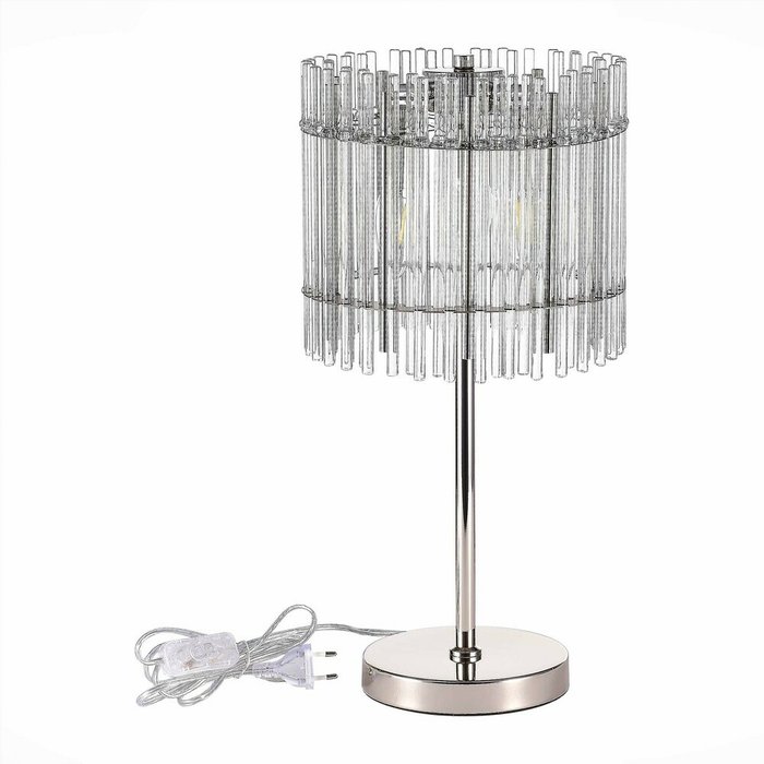 Настольная лампа Epica цвета никель - купить Настольные лампы по цене 16450.0