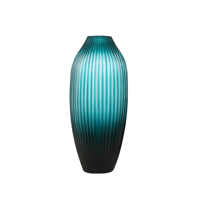 Ваза Crystal Sea Vase бирюзового цвета