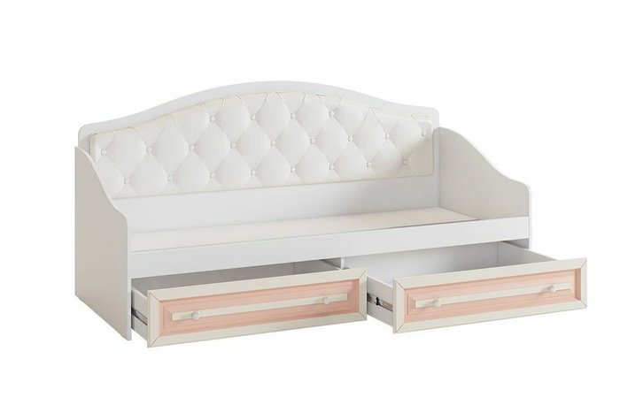 Кровать Алиса 80х190 кремового цвета - купить Одноярусные кроватки по цене 16599.0