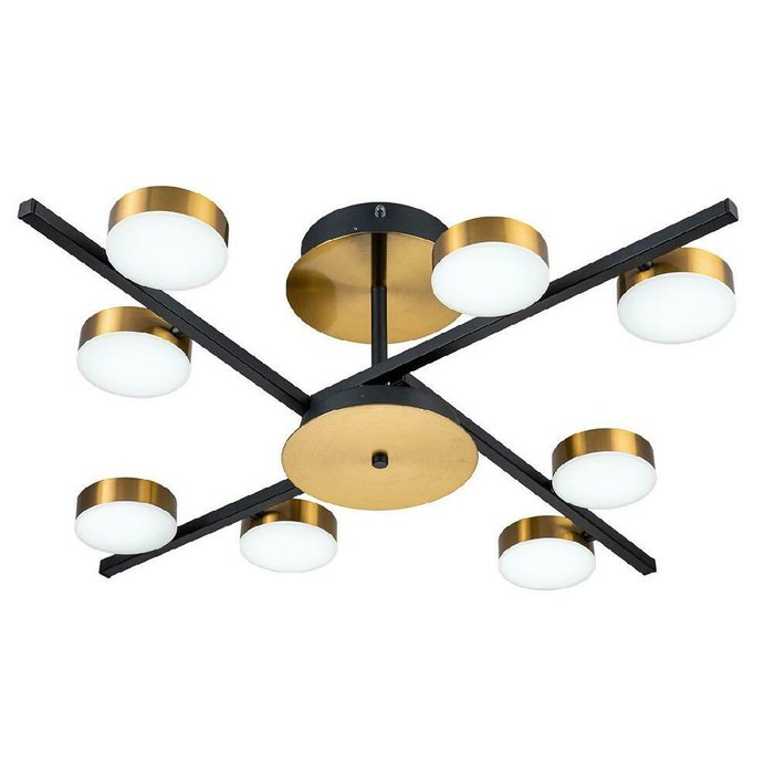 Люстра на штанге Alcor 10266/8LED (металл, цвет бронза) - лучшие Подвесные люстры в INMYROOM Люстра на штанге Alcor 10266/8LED (металл, цвет бронза) - лучшие Подвесные люстры в INMYROOM