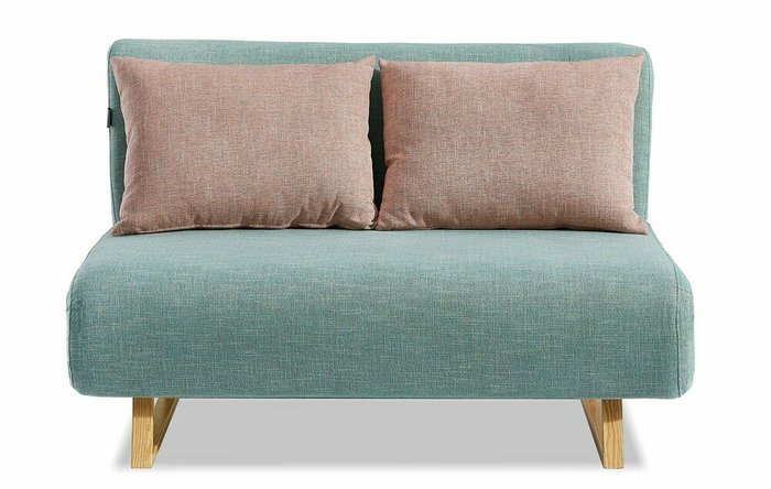 Диван-кровать Rosy 2 мятного цвета - лучшие Прямые диваны в INMYROOM