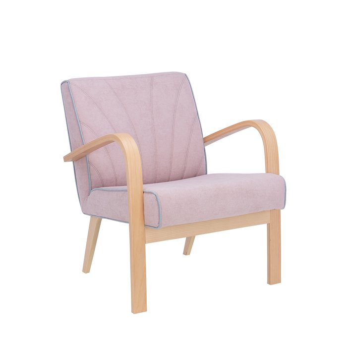 Кресло для отдыха Шелл сиреневого цвета