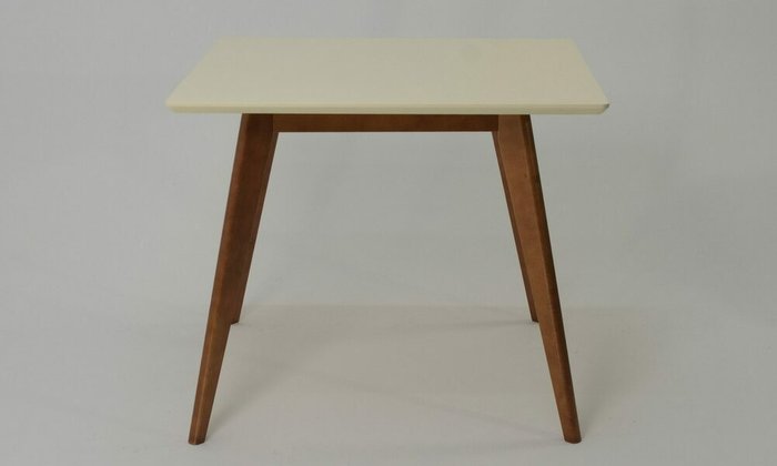 Стол обеденный Сканди S бежево-коричневого цвета - купить Обеденные столы по цене 19900.0