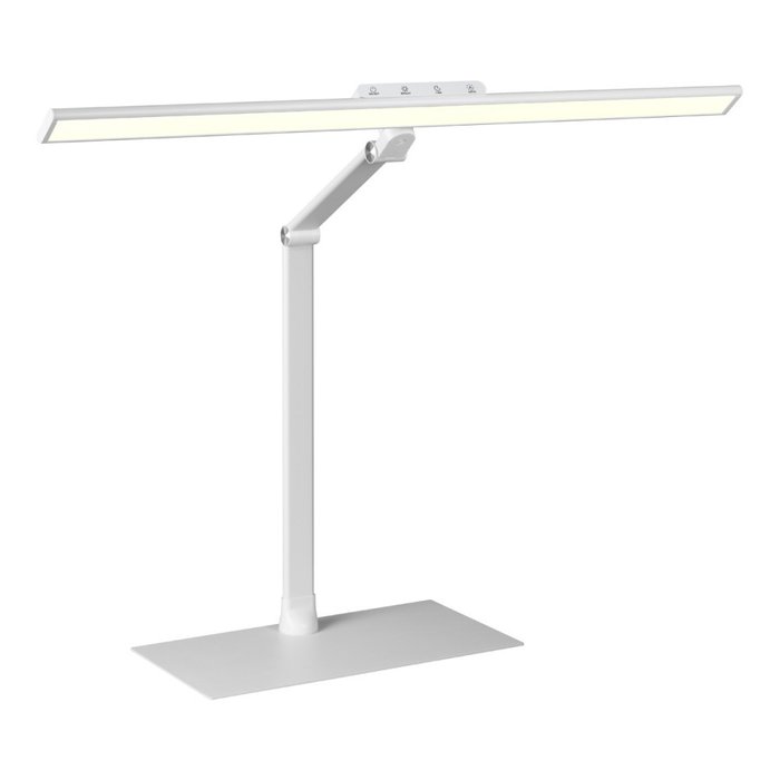 Настольная лампа диммируемая полного спектра Novotech Studi 359966 белый IP20 LED 24W 220V 4000K 1670Лм Настольная лампа диммируемая полного спектра Novotech Studi 359966 белый IP20 LED 24W 220V 4000K 1670Лм