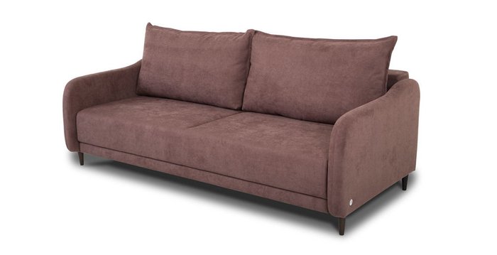Прямой диван-кровать Бьёрг коричневого цвета - купить Прямые диваны по цене 60432.0