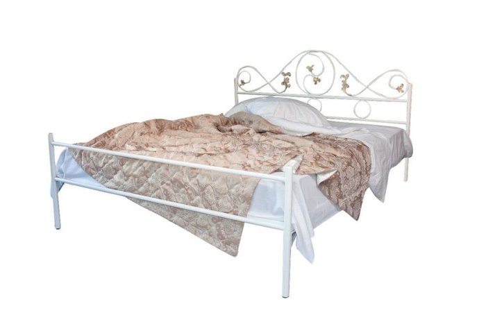 Кованая кровать Венеция 1.6 с одной спинкой 160х200