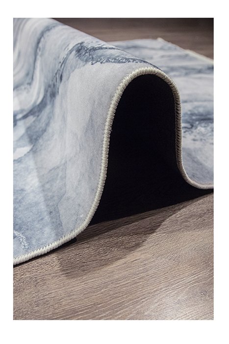 Рельефный ковер Peri 120x160 серого цвета - лучшие Ковры в INMYROOM