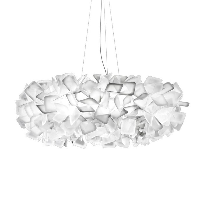 Подвесной светильник "CLIZIA LARGE WHITE" Slamp из пластика 