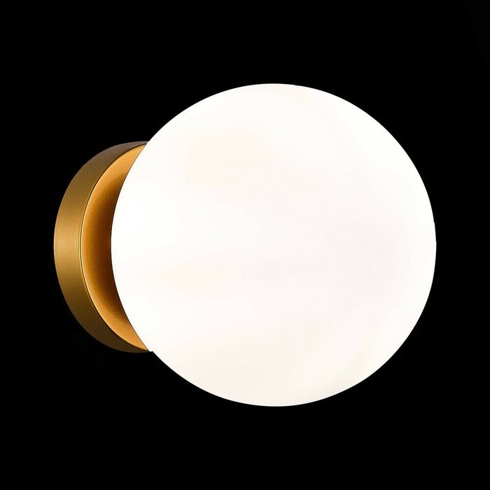 Светильник настенно-потолочный Золотистый/Белый E27 1*40W ACINI - лучшие Бра и настенные светильники в INMYROOM