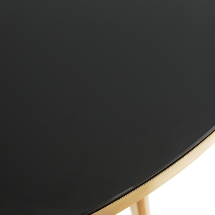 Круглый журнальный столик Luxore черного цвета - лучшие Журнальные столики в INMYROOM