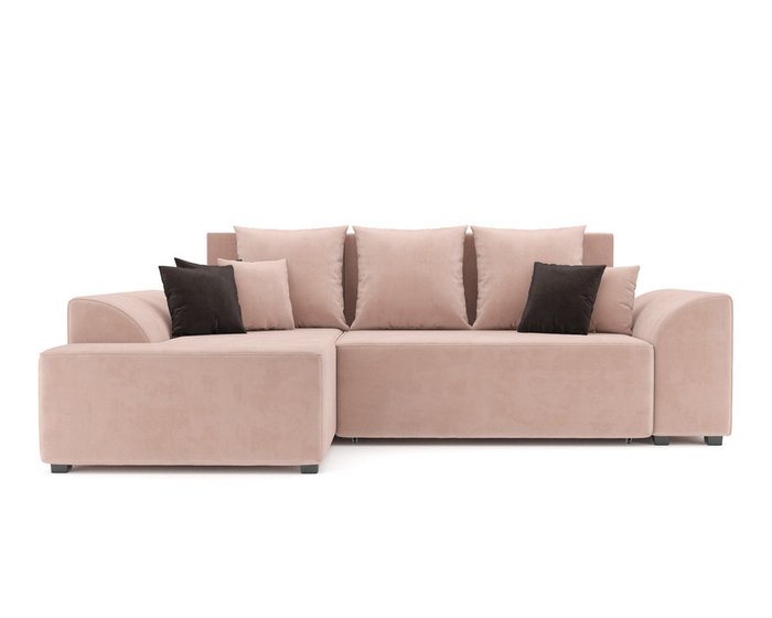 Угловой диван-кровать Каскад бежевого цвета левый угол - купить Угловые диваны по цене 45590.0