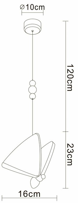 Светильник Divinare Letizia 1200/01 SP-6 - лучшие Подвесные светильники в INMYROOM