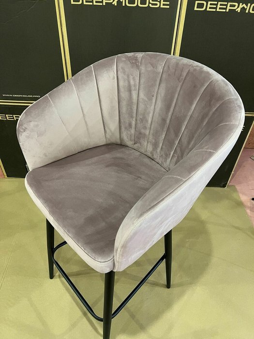 Барный стул Гарда пыльно-розового цвета - лучшие Барные стулья в INMYROOM