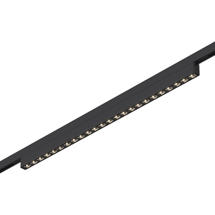 Магнитный трековый светильник Черный LED 1*20W 3000K 1 060Lm Ra>90 IP20 L387xW10xH18 24V SUPER5 Магнитный трековый светильник Черный LED 1*20W 3000K 1 060Lm Ra>90 IP20 L387xW10xH18 24V SUPER5