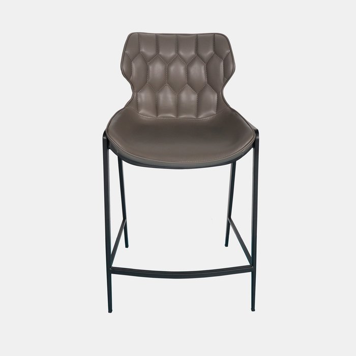 Стул полубарный Найроби серого цвета - купить Барные стулья по цене 22900.0
